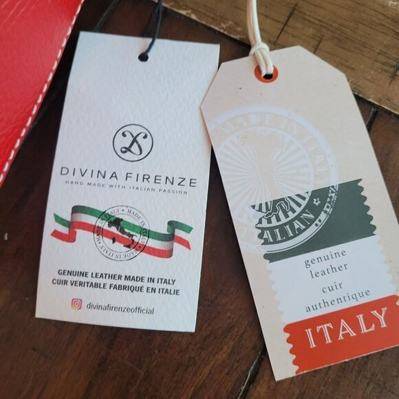 Divina Firenze Red Fire Asia Leather Snake handbag - Picture 9 of 10